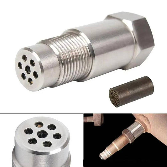 Car O2 Sensor Adapter | Mini Catalytic Converter | Stainless Steel M18x1.5 Thread