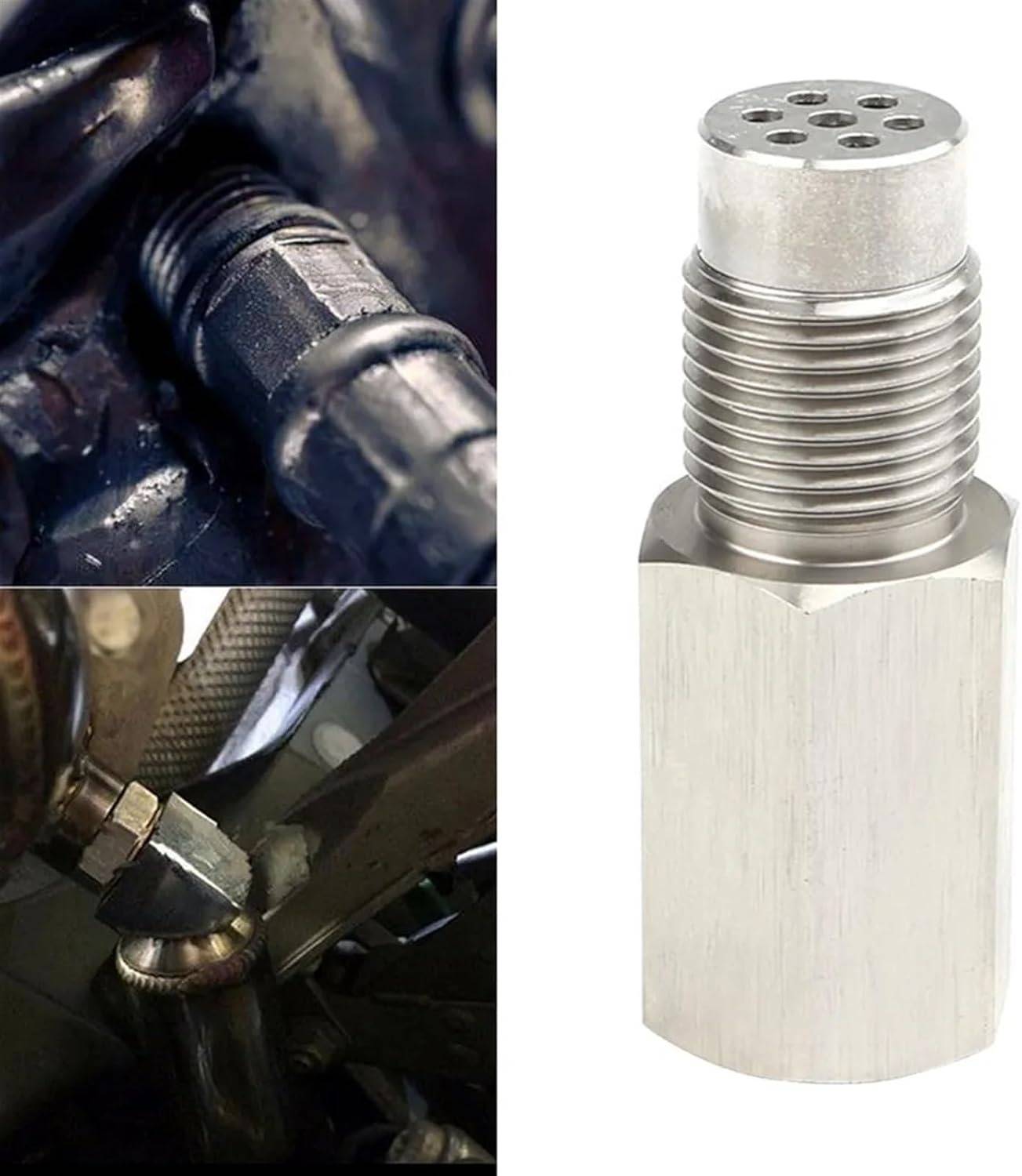 Car O2 Sensor Adapter | Mini Catalytic Converter | Stainless Steel M18x1.5 Thread