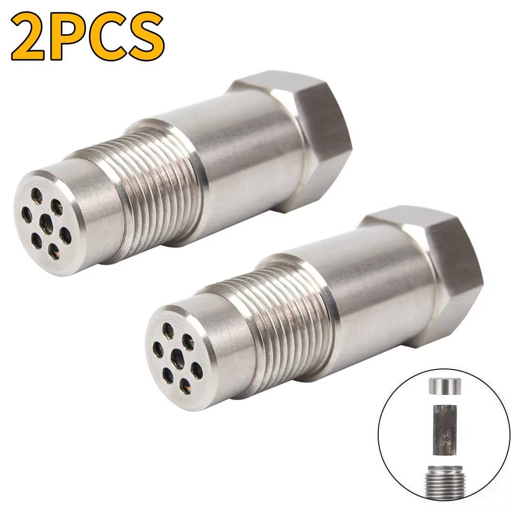 Car O2 Sensor Adapter | Mini Catalytic Converter | Stainless Steel M18x1.5 Thread