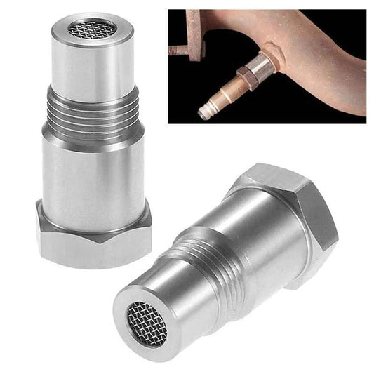 Car Oxygen Sensor Adapter | Mini Catalytic Converter | M18×1.5 Thread | Stainless Steel