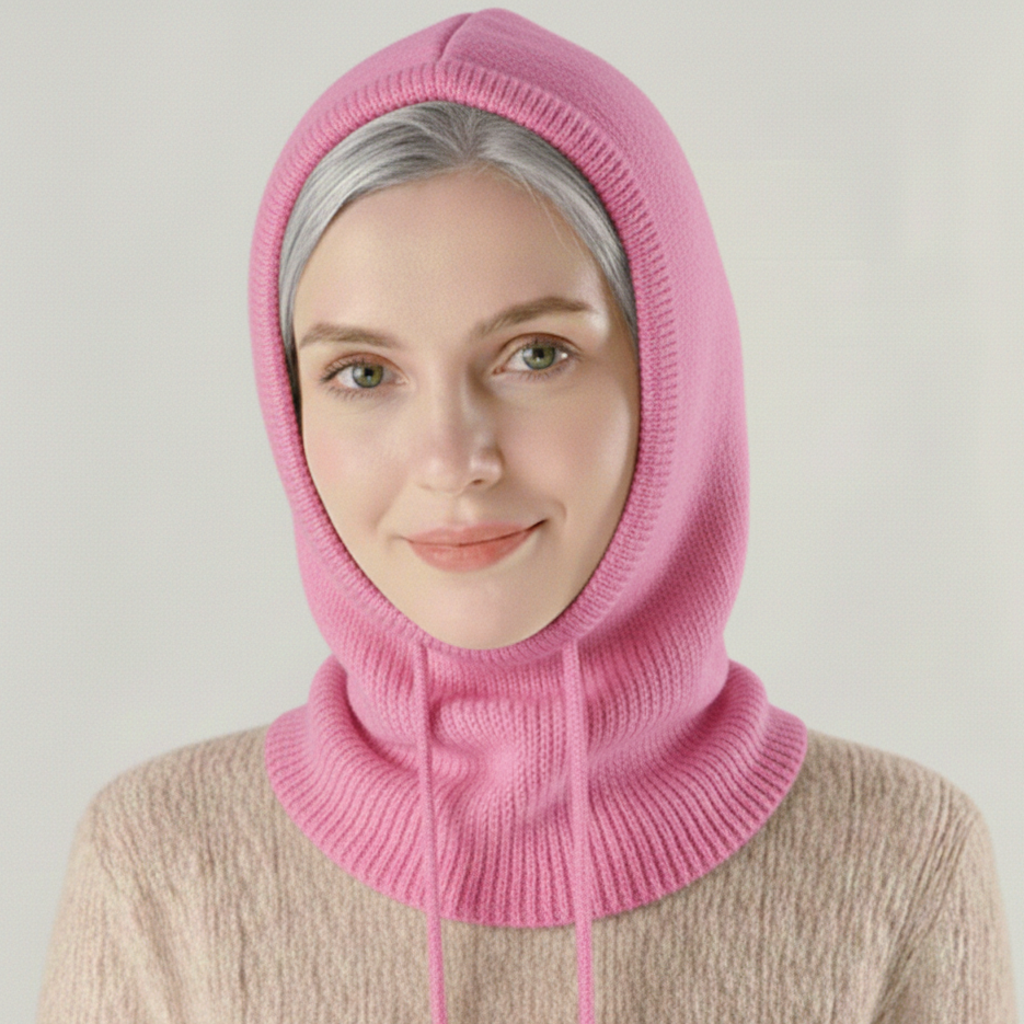 Cashmere-Blend Beanie | Soft Knit | Adjustable Fit & Ear Coverage | Cold-Weather Warmth