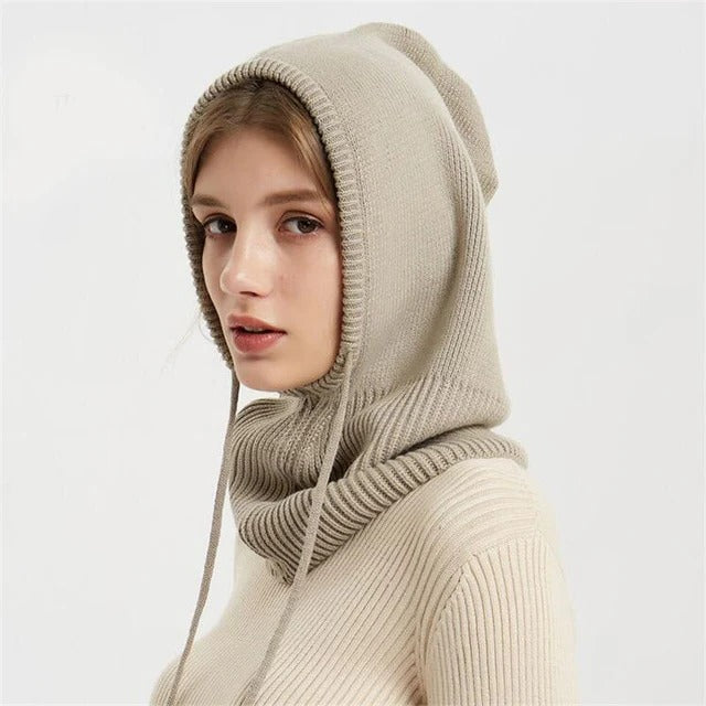 Cashmere-Blend Beanie | Soft Knit | Adjustable Fit & Ear Coverage | Cold-Weather Warmth