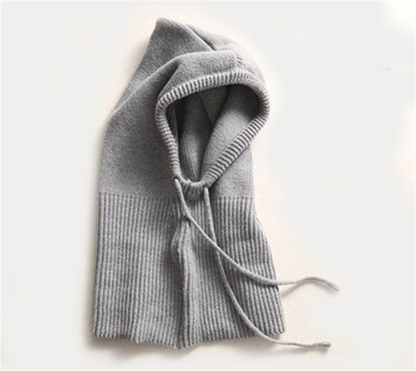 Cashmere Winter Beanie | Hooded Drawstring Design | Lightweight, Packable & Warm