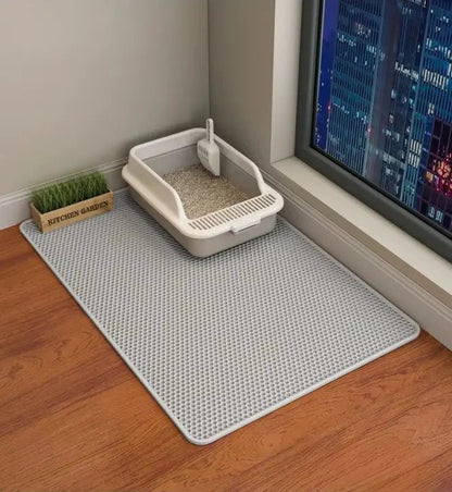 Cat Litter Mat | Dual-Layer Litter Trap | Waterproof, Non-Slip & Machine Washable