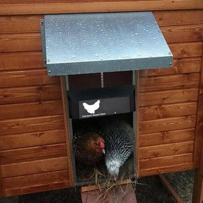 Chicken Coop Door | Automatic Light Sensor | Weatherproof Construction | Easy Installation