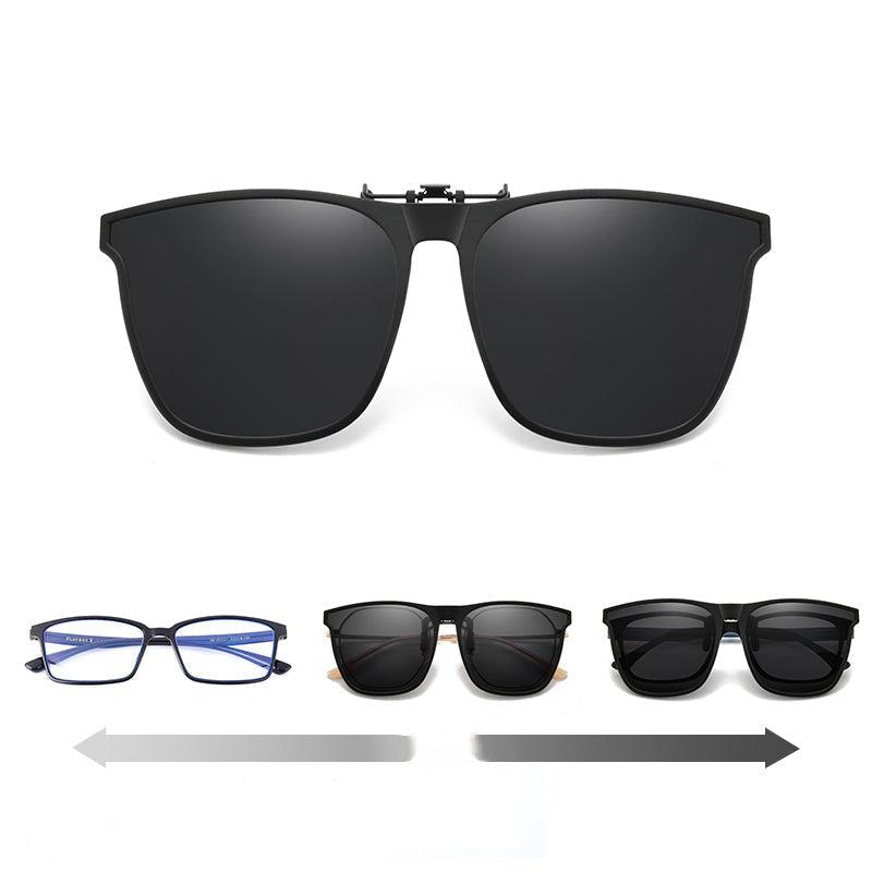 Clip-On Sunglasses | Flip-Up Design | Polarized UV400 Lenses | Lightweight Magnesium Frame