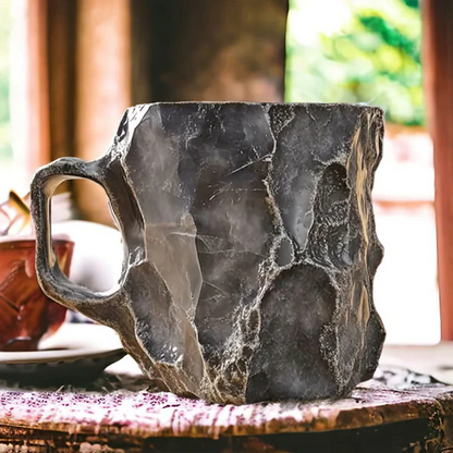 Coffee Mug | Mineral Crystal Design | 10.14 fl oz | Durable Design