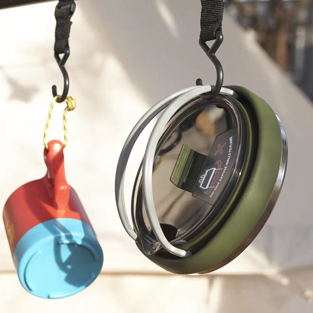 Collapsible Camping Kettle | Multifunctional Boil & Cook | Stainless Steel, 1L Capacity