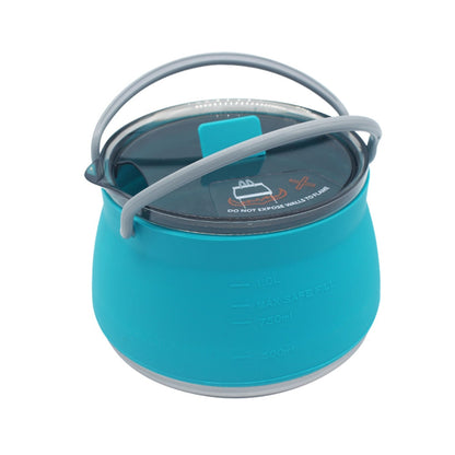 Collapsible Camping Kettle | Multifunctional Boil & Cook | Stainless Steel, 1L Capacity
