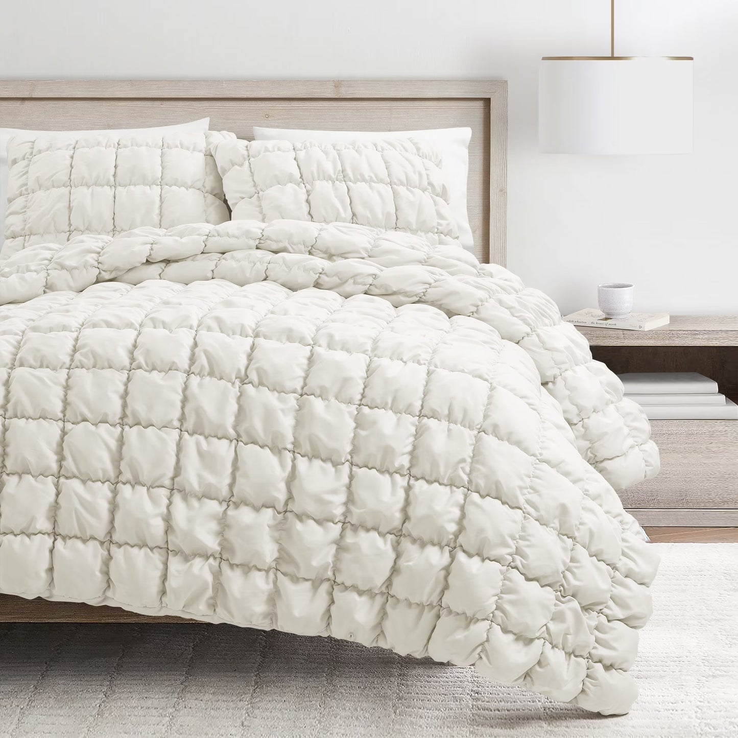 Comforter Set | Plush Microfiber | Three-Piece with Pillowcases | All-Season Comfort