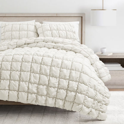 Comforter Set | Plush Microfiber | Three-Piece with Pillowcases | All-Season Comfort