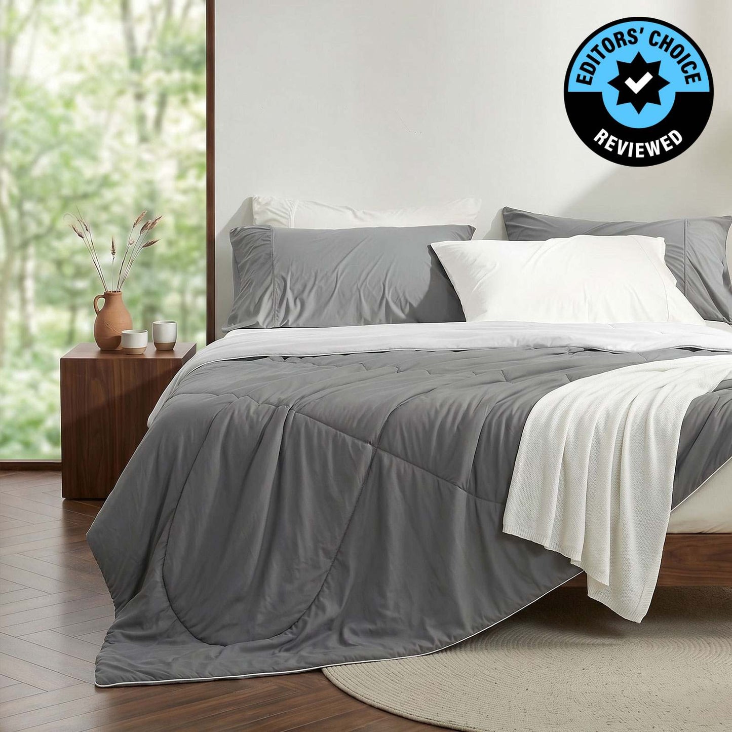 Comforter for Hot Sleepers | Japanese Cooling Fabric | Lightweight & Breathable