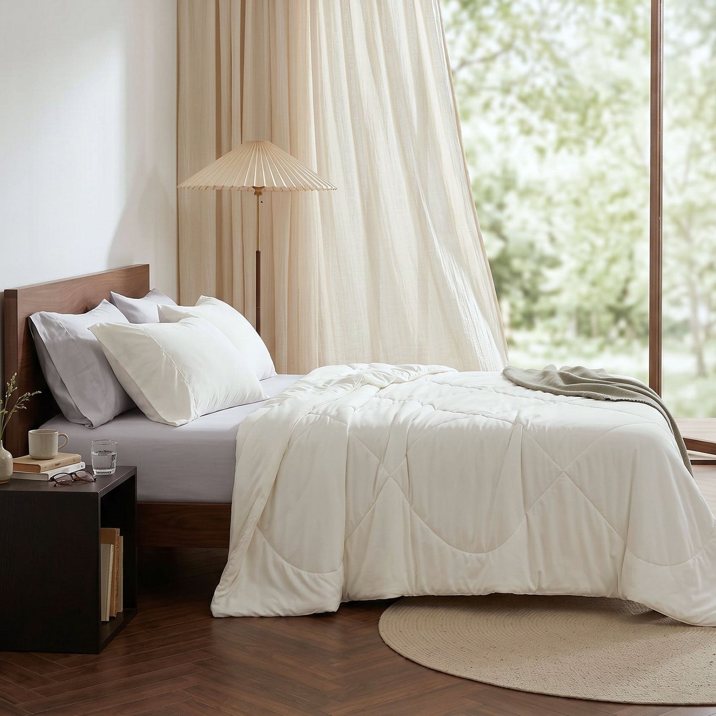 Comforter for Hot Sleepers | Japanese Cooling Fabric | Lightweight & Breathable