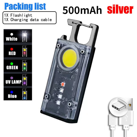Compact Keychain Flashlight | Bright LED | Rechargeable & Long Battery Life | Everyday Carry