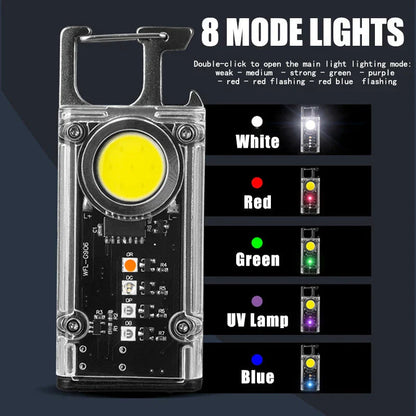Compact Keychain Flashlight | Bright LED | Rechargeable & Long Battery Life | Everyday Carry