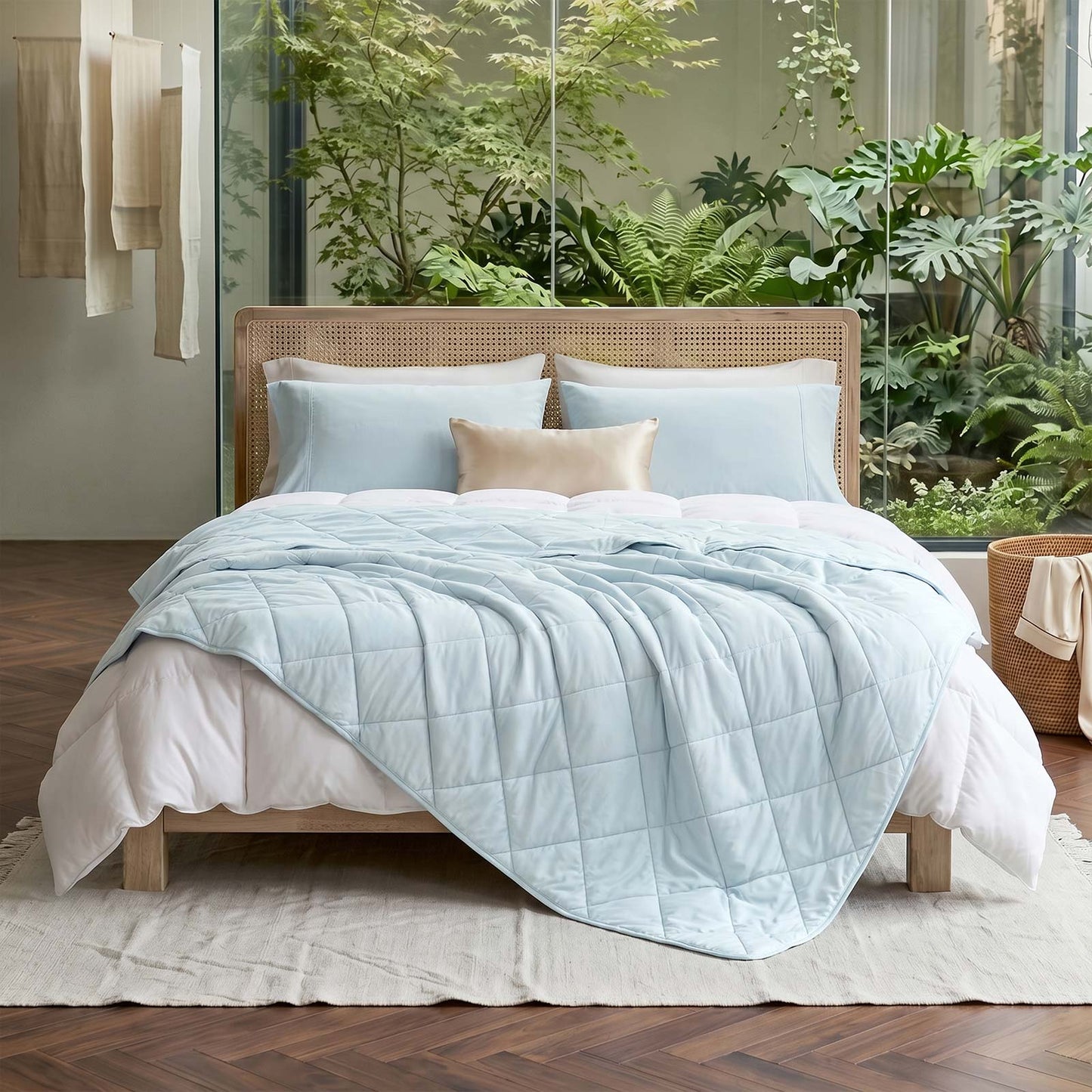 Cooling Blanket | Japanese Cooling Fabric | Lightweight | Temperature Control
