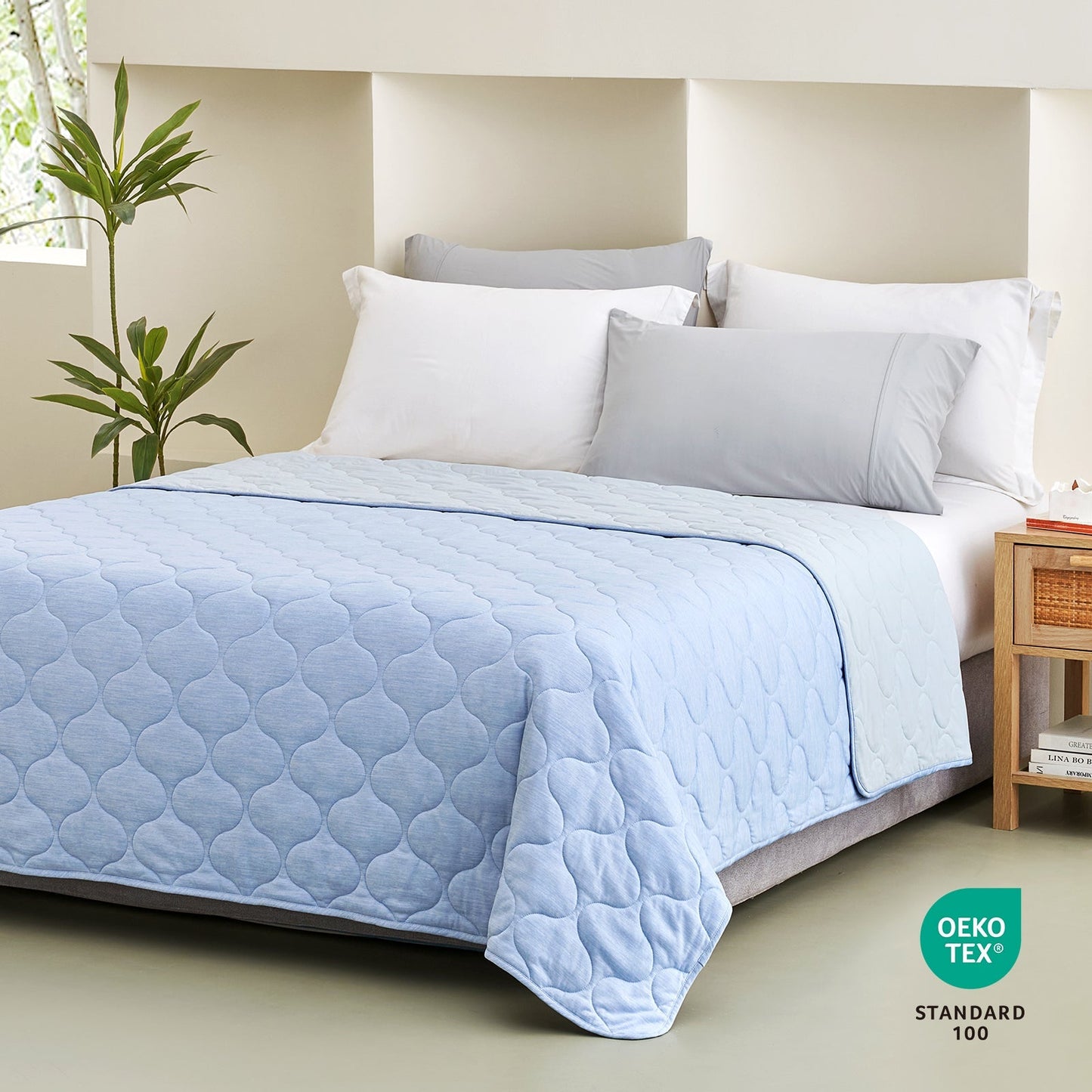 Cooling Blanket for Hot Sleepers | Japanese Cooling Fabric | Double-Sided Design & Machine Washable