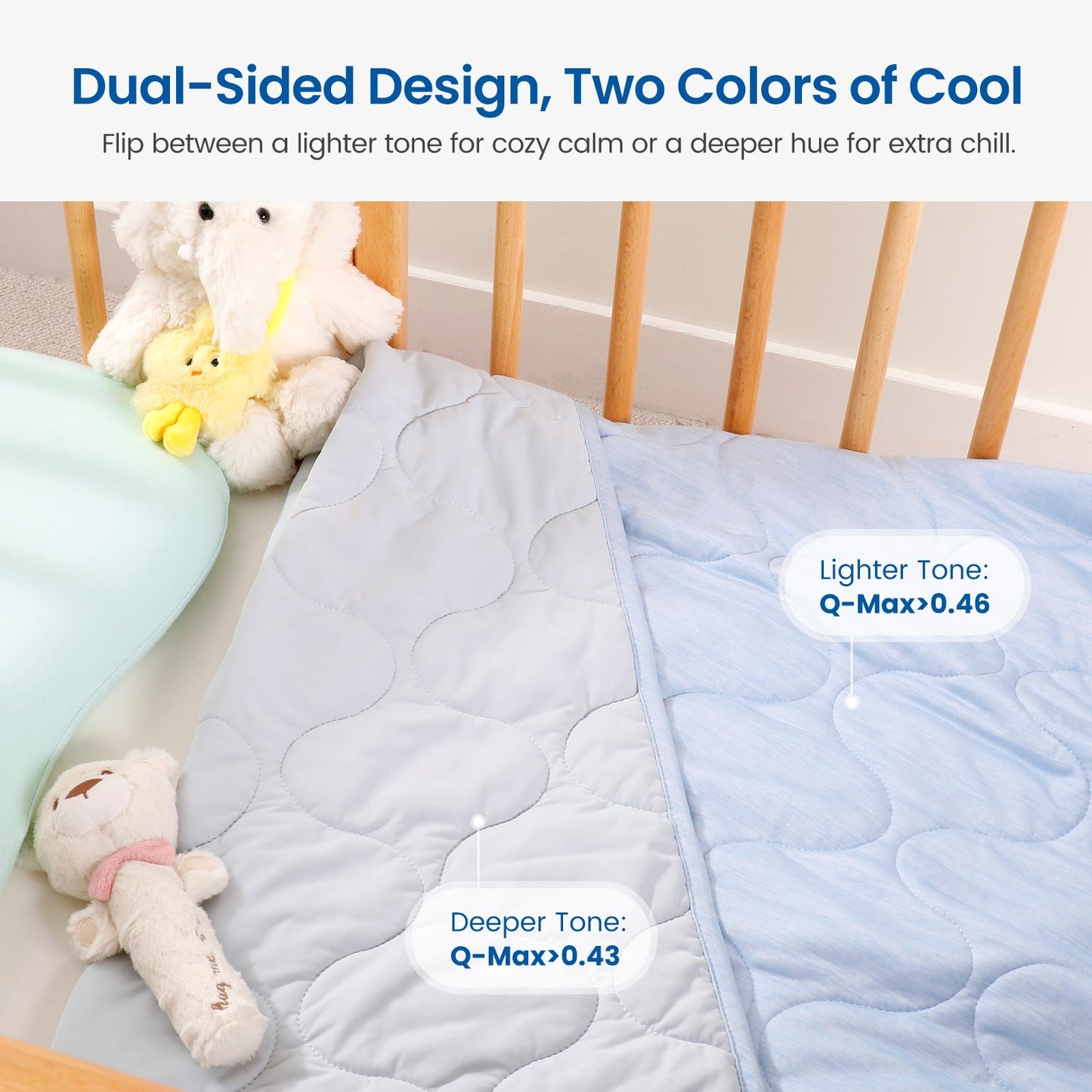 Cooling Blanket for Hot Sleepers | Japanese Cooling Fabric | Double-Sided Design & Machine Washable