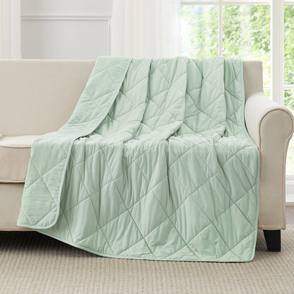 Cooling Blanket for Hot Sleepers | Japanese Cooling Fabric | Dual-Sided Cloud Quilted