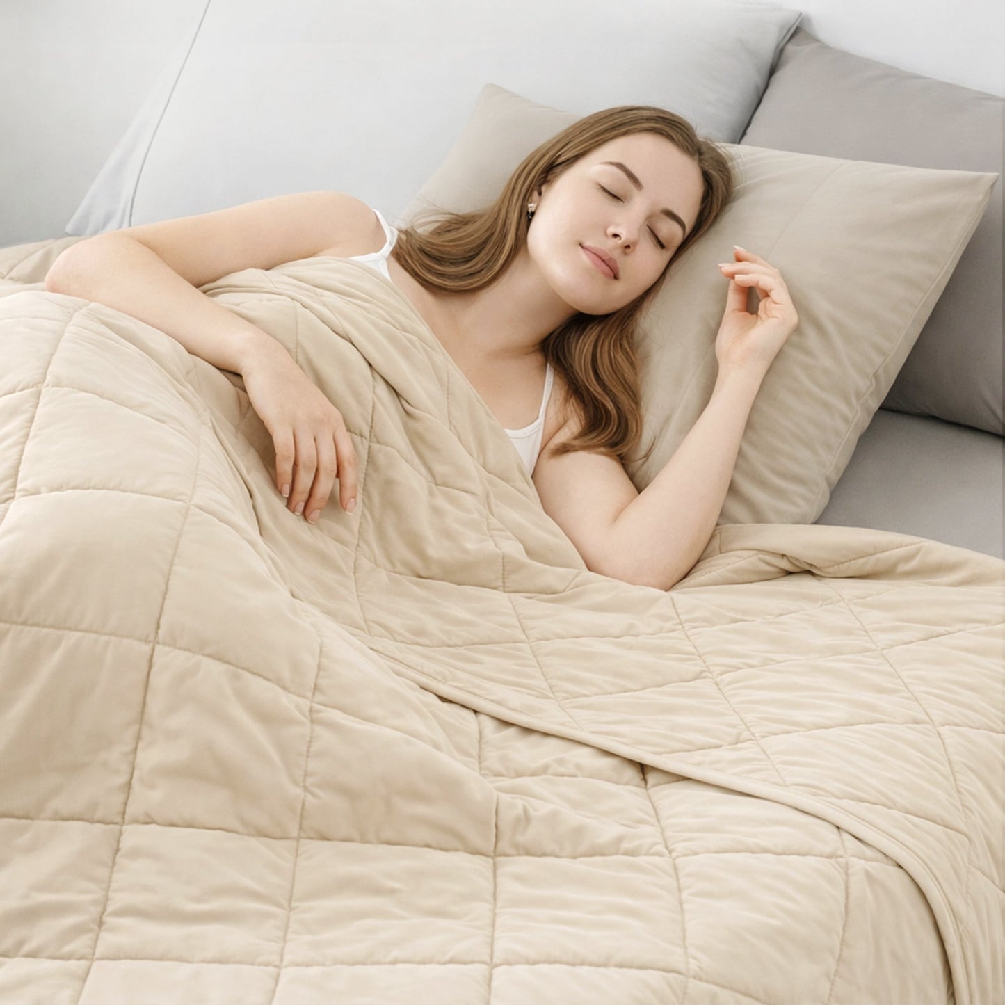 Cooling Blanket for Hot Sleepers | Japanese Cooling Fabric | Dual-Sided Cloud Quilted