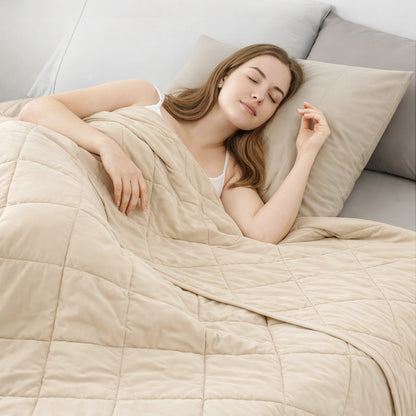 Cooling Blanket for Hot Sleepers | Japanese Cooling Fabric | Dual-Sided Cloud Quilted