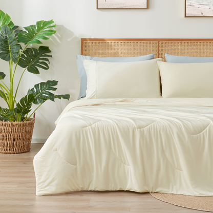 Cooling Comforter | Advanced Cooling Fabric | Double-Sided Design | Year-Round Comfort