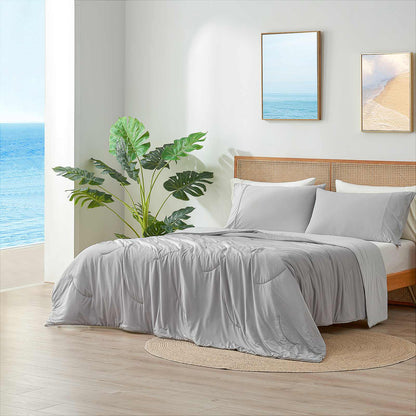 Cooling Comforter | Advanced Cooling Fabric | Double-Sided Design | Year-Round Comfort