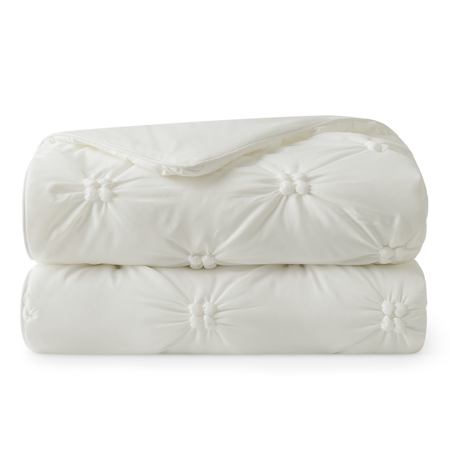 Cooling Comforter | Elegant Pintuck Design | Breathable Lightweight Fabric | Summer Bedding
