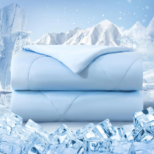 Cooling Comforter | Lightweight Cool-Touch | Double-Sided Breathable Design