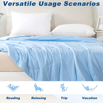 Cooling Comforter | Lightweight Cool-Touch | Double-Sided Breathable Design