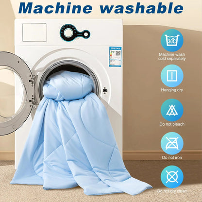 Cooling Comforter | Lightweight Cool-Touch | Double-Sided Breathable Design