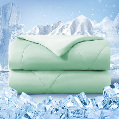 Cooling Comforter | Lightweight Cool-Touch | Double-Sided Breathable Design