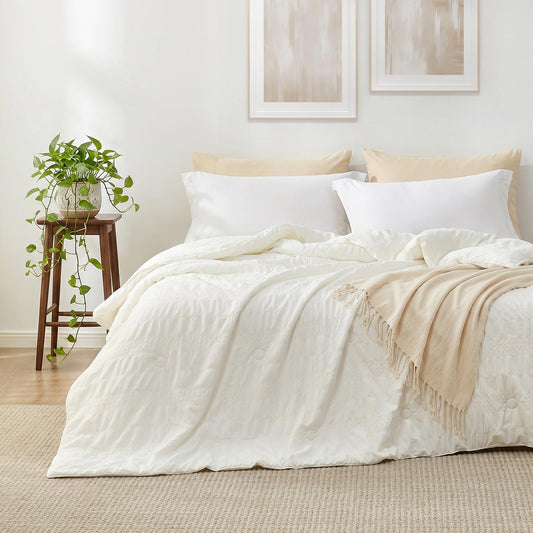 Cooling Comforter | Seersucker & Advanced Airflow | Lightweight, Machine-Washable | For Hot Sleepers