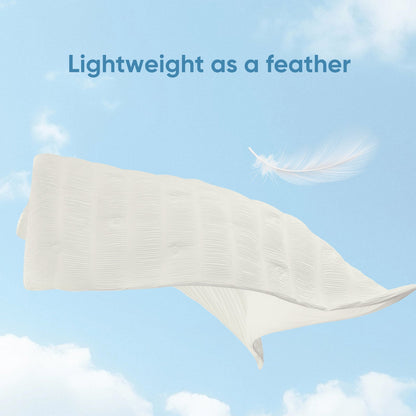 Cooling Comforter | Striped Design | Lightweight Breathable Fabric for Hot Sleepers