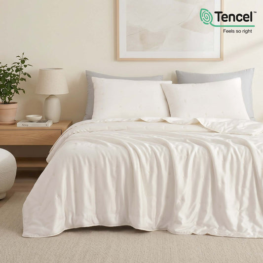 Cooling Comforter | Tencel Moisture-Wicking | Lightweight Breathable for Hot Sleepers