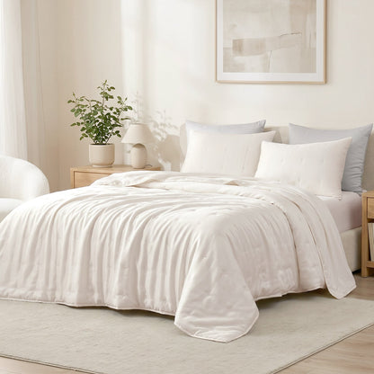 Cooling Comforter | Tencel Moisture-Wicking | Lightweight Breathable for Hot Sleepers