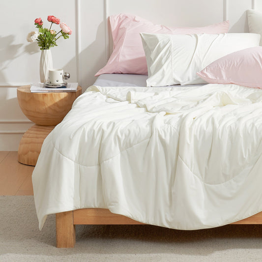 Cooling Comforter for Hot Sleepers | Instant Cool-Touch Fabric | Lightweight & Breathable