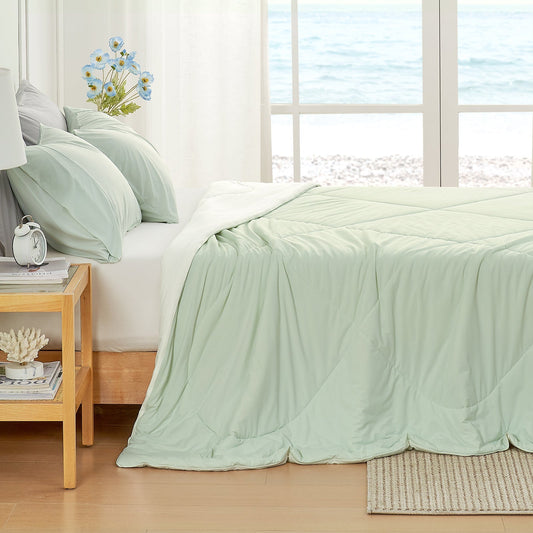 Cooling Comforter for Hot Sleepers | Japanese Cooling Fabric | Breathable Lightweight | Summer-Ready