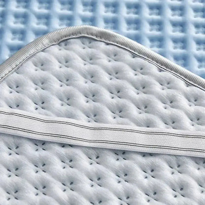 Cooling Mattress Pad | Ice Silk Breathable Surface | Machine Washable & Lightweight | Summer Comfort