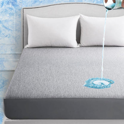 Cooling Mattress Protector | Advanced Cooling | Waterproof, Hypoallergenic | Fits up to 45cm