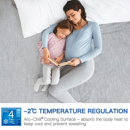 Cooling Mattress Protector | Advanced Cooling | Waterproof, Hypoallergenic | Fits up to 45cm