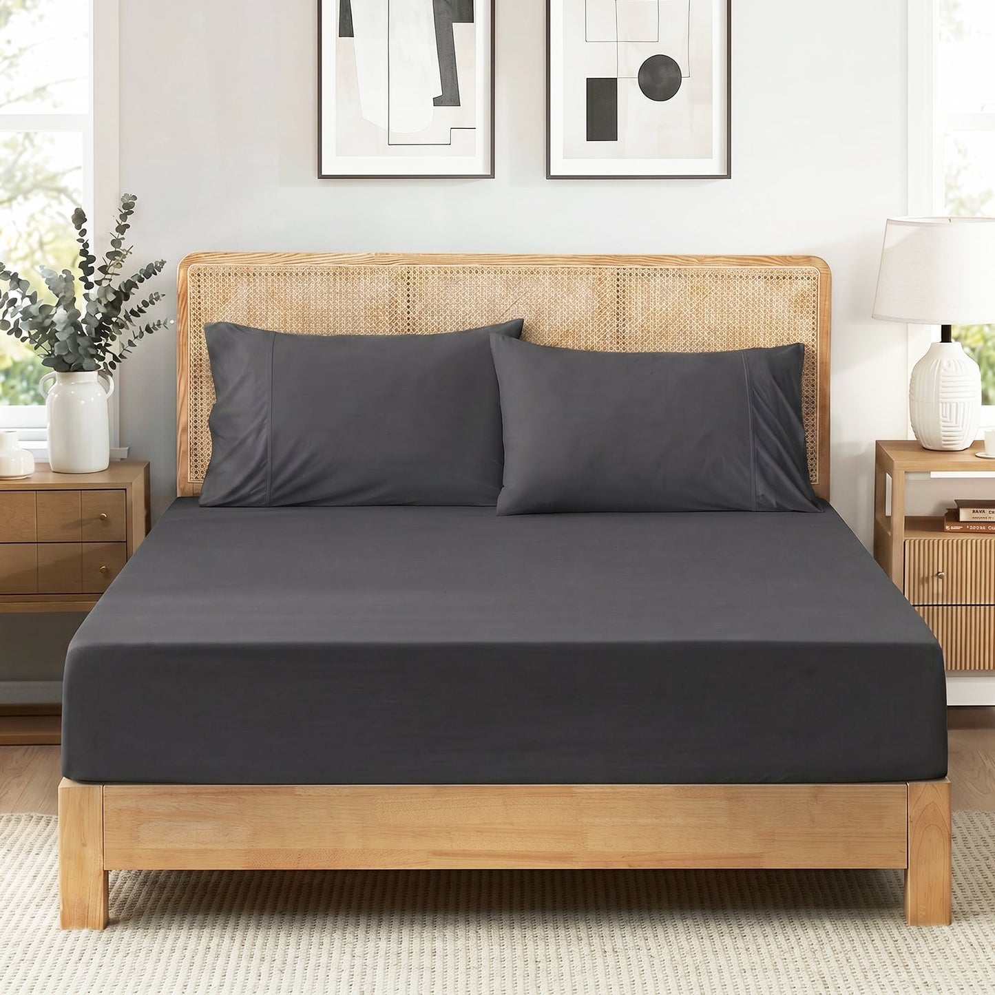 Cooling Sheet Set | Breathable Cooling Fabric | Deep Pockets & Comforter Included