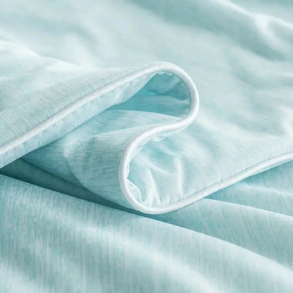 Cooling Summer Blanket | Double-Sided Cooling Fabric | Lightweight Breathable Polyester