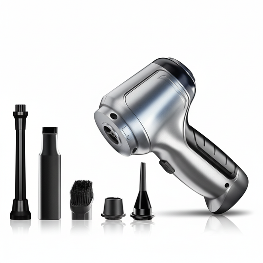 Cordless Car Vacuum Cleaner | Powerful Suction | Rechargeable Battery & Multiple Attachments