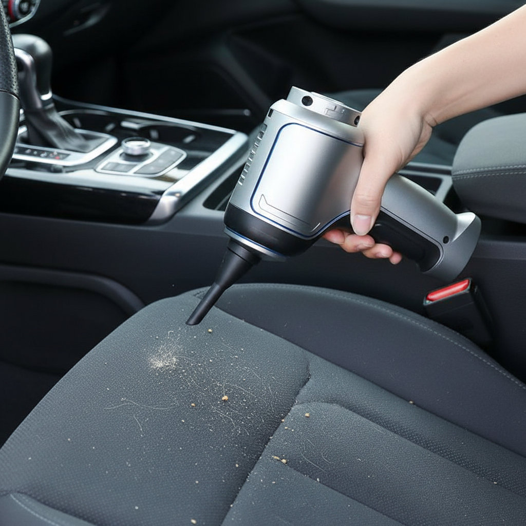 Cordless Car Vacuum Cleaner | Powerful Suction | Rechargeable Battery & Multiple Attachments