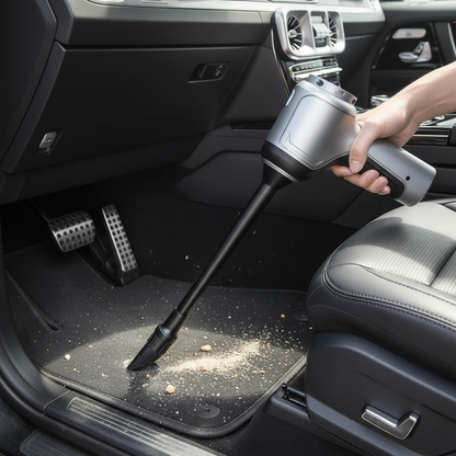 Cordless Car Vacuum Cleaner | Powerful Suction | Rechargeable Battery & Multiple Attachments
