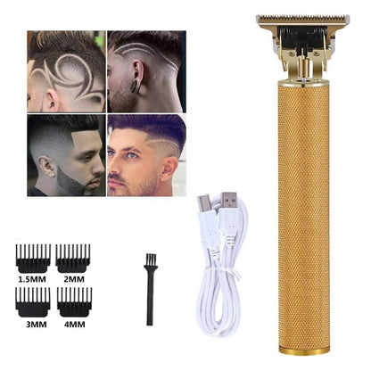 Cordless T-Blade Trimmer | Precision Beard & Hair Styling | USB Rechargeable | Comfortable Grip