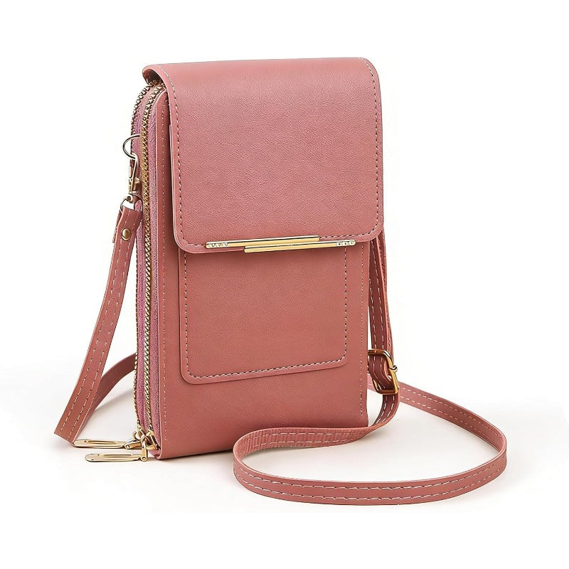 Crossbody Phone Bag | RFID Blocking & Waterproof Pocket | Fits 6.7" Phones