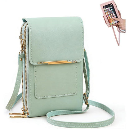 Crossbody Phone Bag | RFID Blocking & Waterproof Pocket | Fits 6.7" Phones