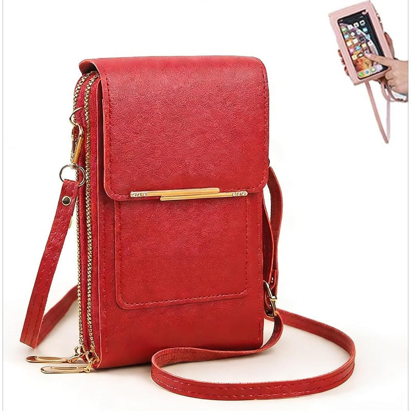 Crossbody Phone Bag | RFID Blocking & Waterproof Pocket | Fits 6.7" Phones